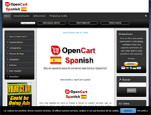 Tablet Screenshot of opencartspanish.com